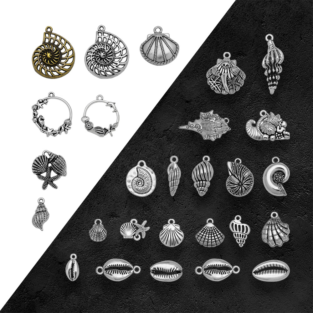 Vintage Fashion Finds - Liontin Kehidupan Laut Pesona Kerang Kerang
