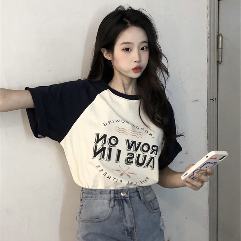 Vintage Fashion Years - Kaus Lengan Pendek Katun Chic Gaya