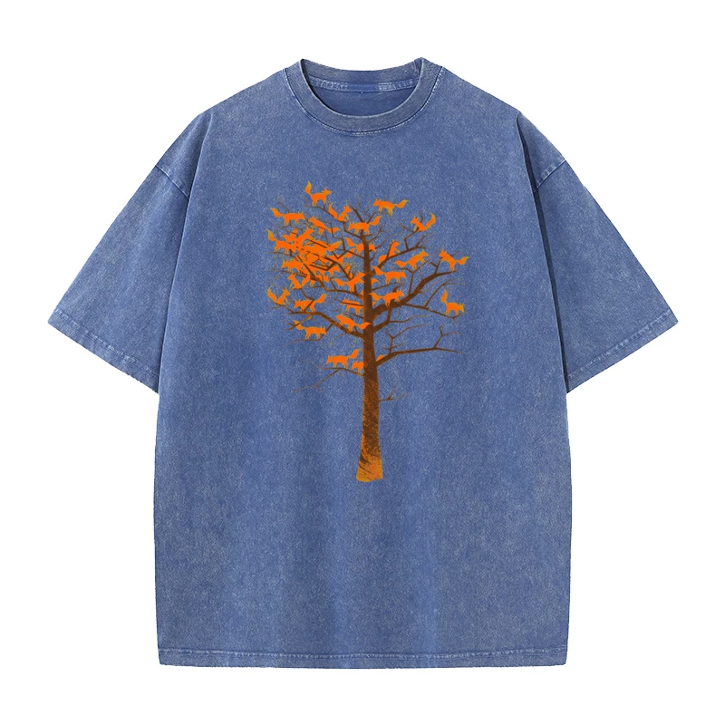 Vintage Fashion Ideas - Kaos Vintage Tree Of Fox Grafis
