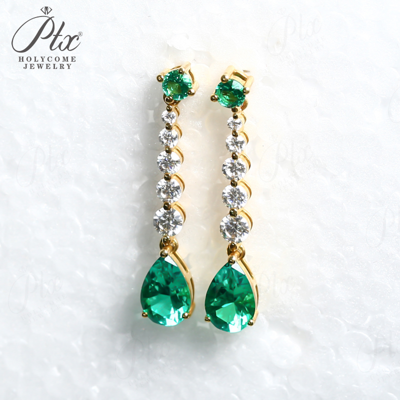 Vintage Fashion Outlet - Anting Kustom Batu Permata Buatan Laboratorium