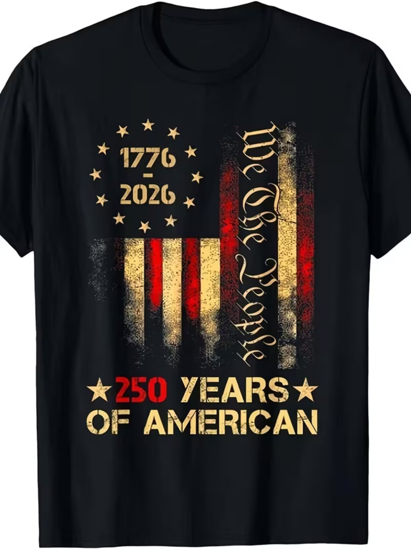 Vintage Fashion Events - Kaos Vintage Pria 1776-2026 American Heritage