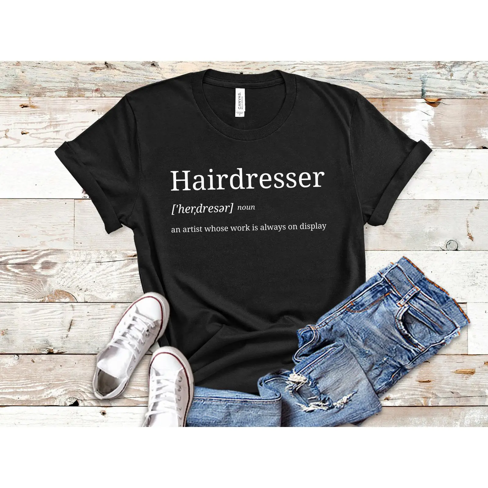Vintage Fashion Quotes - Kaos Penata Rambut Hairdresser Hairstylist Untuk