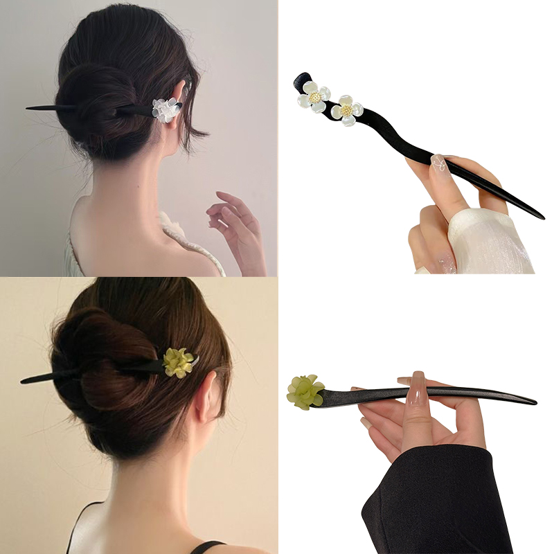 Vintage Fashion Online - Jepit Rambut Mutiara Stik Rambut Bunga
