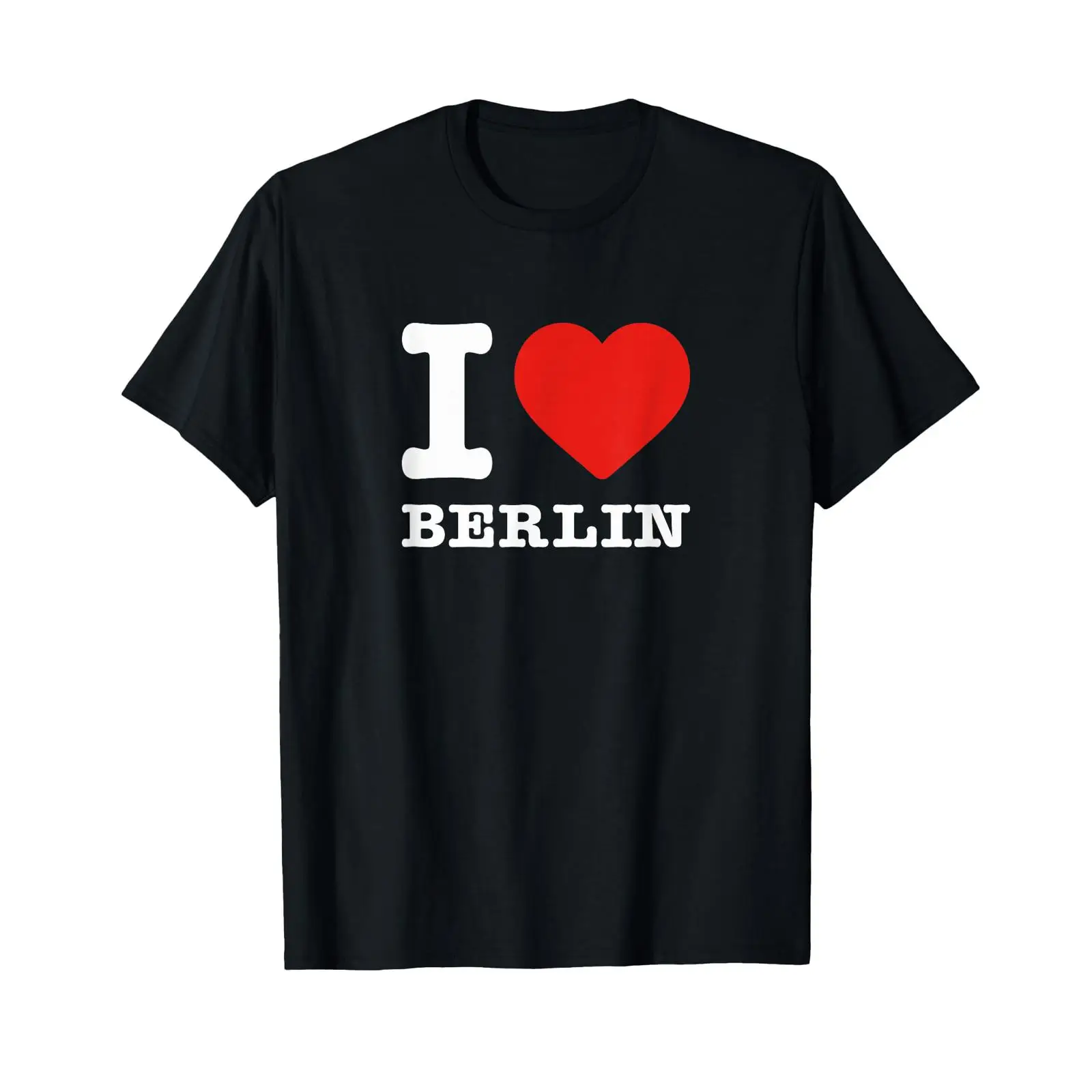 Vintage Fashion Berlin - Kaos dengan tulisan I Love Berlin