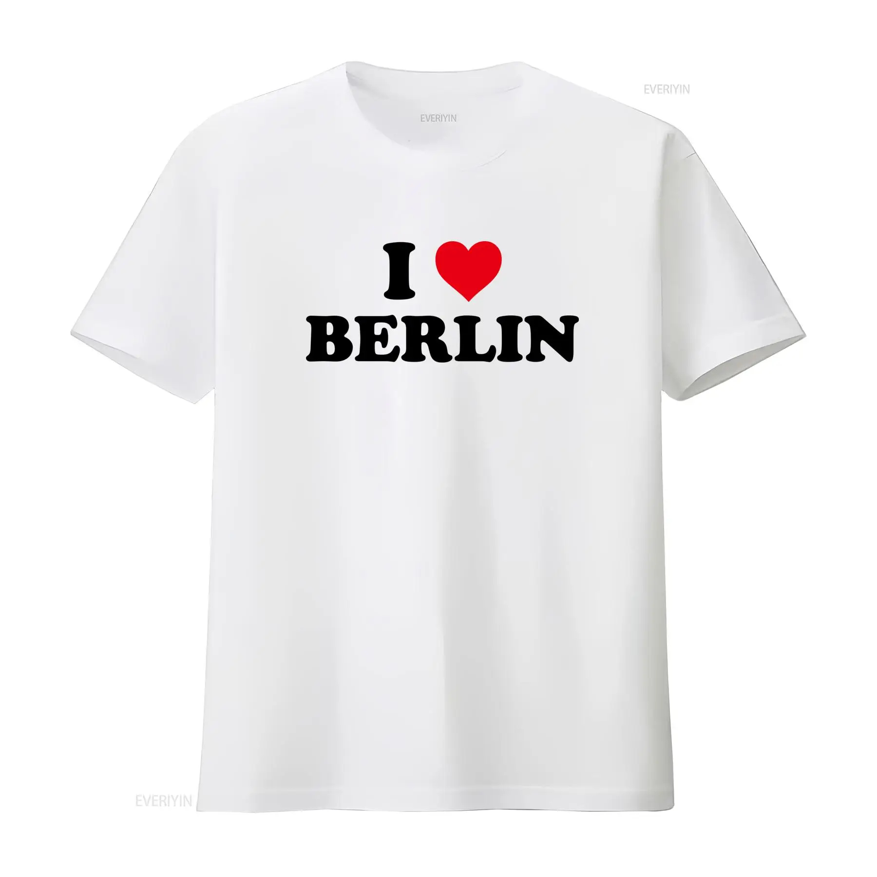 Vintage Fashion Berlin - Kaos I Love Berlin yang Stylish