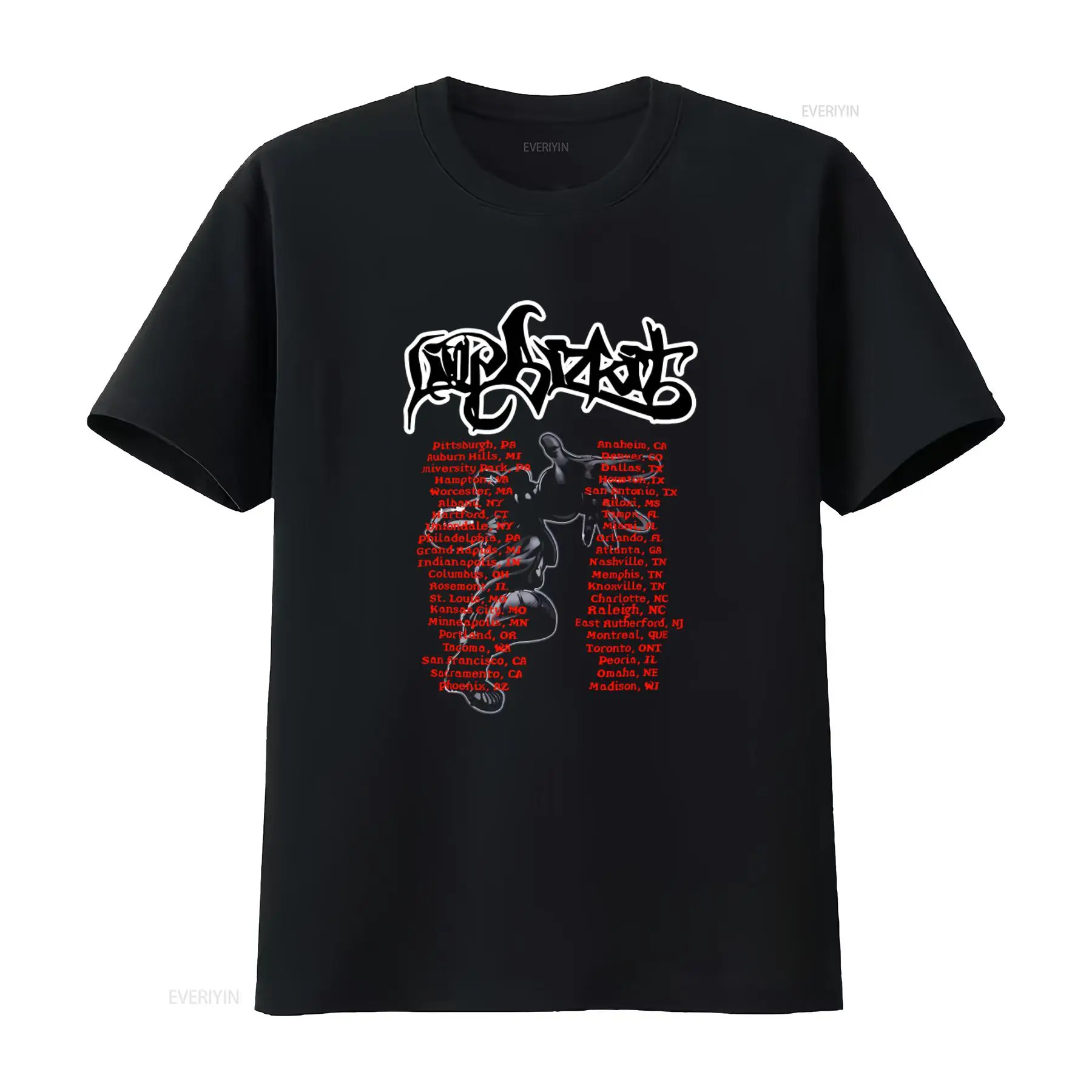 Vintage Fashion Ideas - Kaos Katun Hitam Limp Bizkit Band
