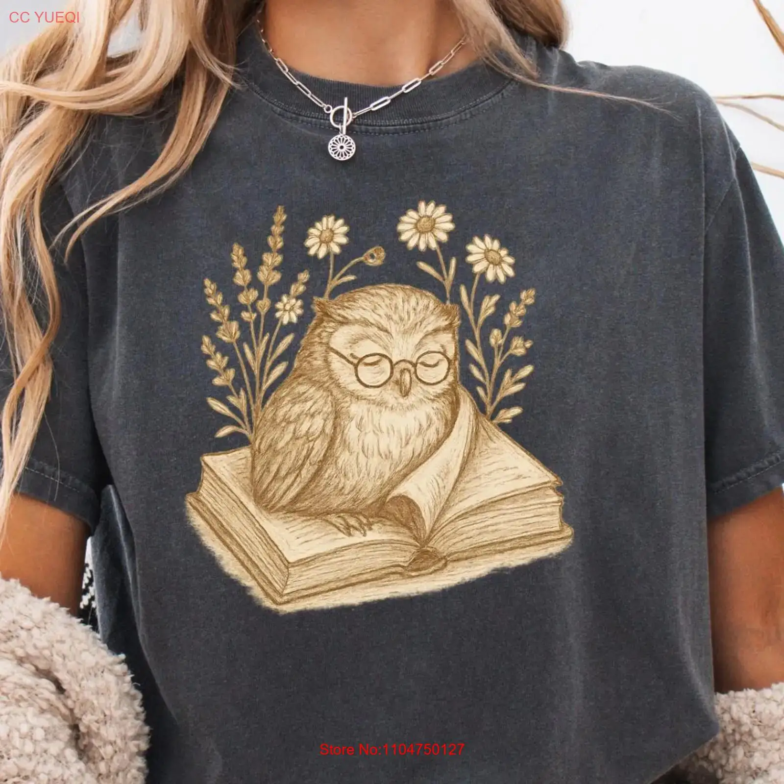 Vintage Fashion Ideas - Kaos Pecinta Buku Perpustakaan Burung Hantu