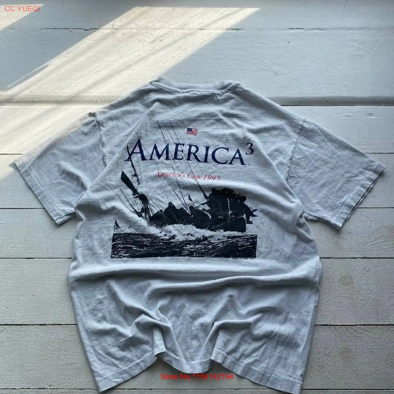 Kaos VTG America's Cup A3 1995 - Vintage Fashion Archive ulasan dan harga