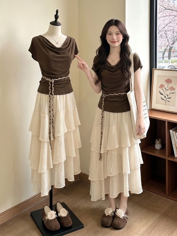 Setelan atasan dan rok wanita  - Vintage Fashion Years ulasan dan harga