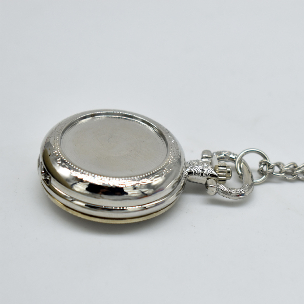 Kalung Liontin Jam Saku Logam  - Vintage Fashion Online ulasan dan harga
