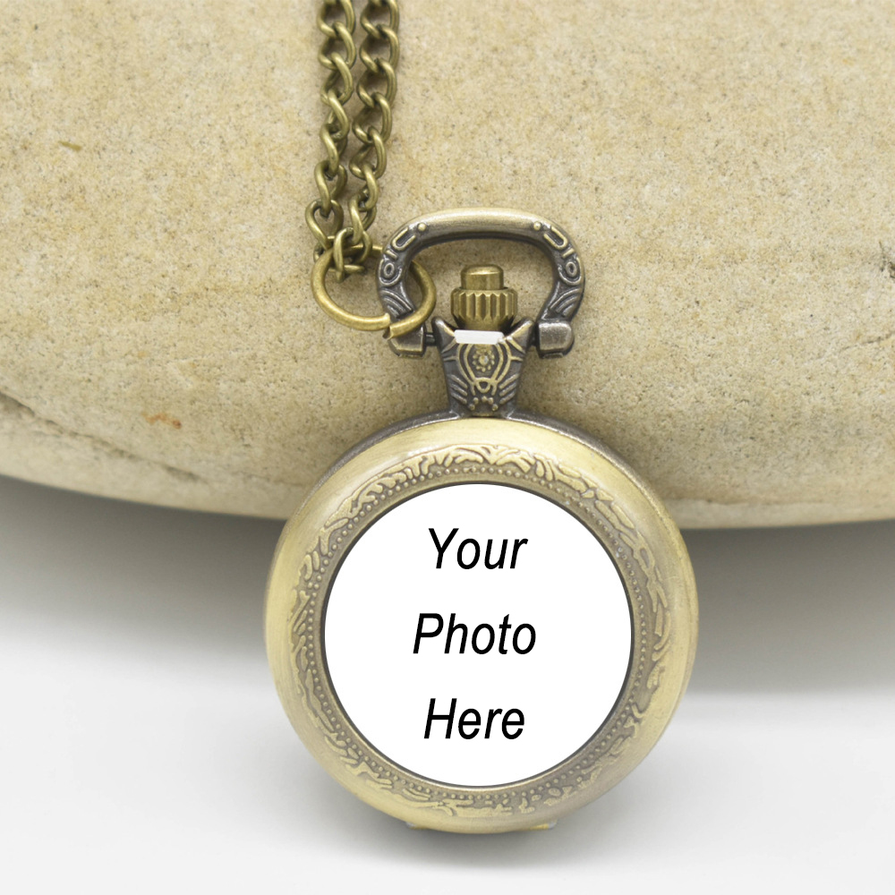 Kalung Liontin Jam Saku Logam  - Vintage Fashion Online ulasan dan harga