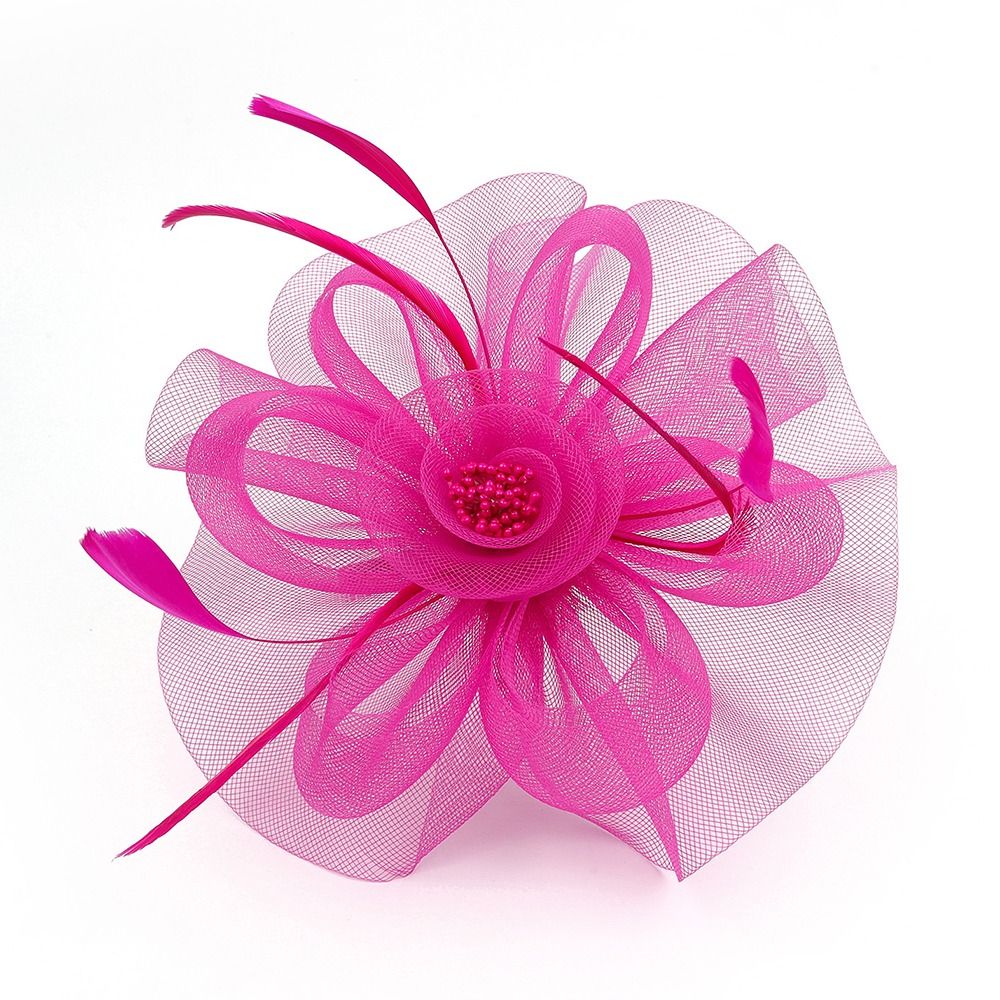 Topi Fascinator pita bulu topi - Vintage Fashion Hats ulasan dan harga