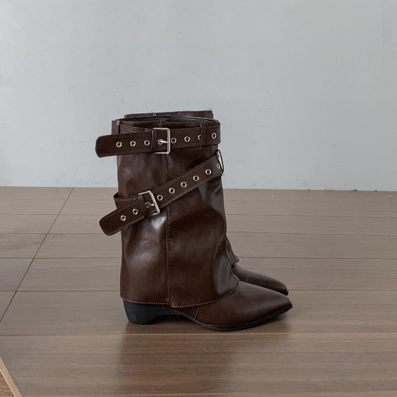 Sepatu Bot Wanita Model Pipa d - Vintage Fashion Ladies ulasan dan harga