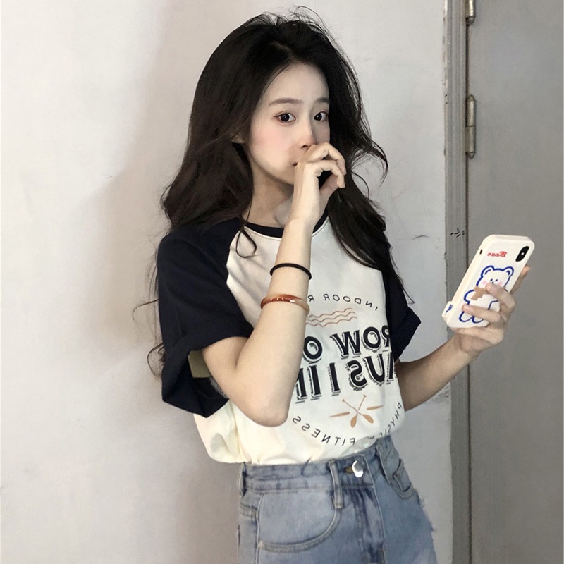 Kaus Lengan Pendek Katun Chic  - Vintage Fashion Years ulasan dan harga