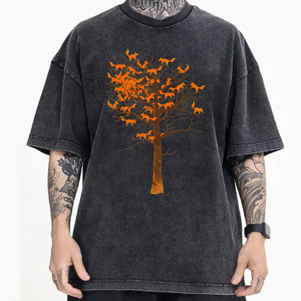 Kaos Vintage Tree Of Fox Grafi - Vintage Fashion Ideas ulasan dan harga
