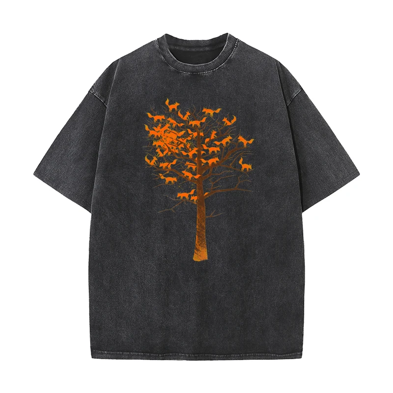 Kaos Vintage Tree Of Fox Grafi - Vintage Fashion Ideas ulasan dan harga