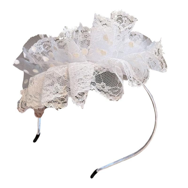 A52E Lace Bunga Rambut Rambut  - Vintage Fashion Events ulasan dan harga