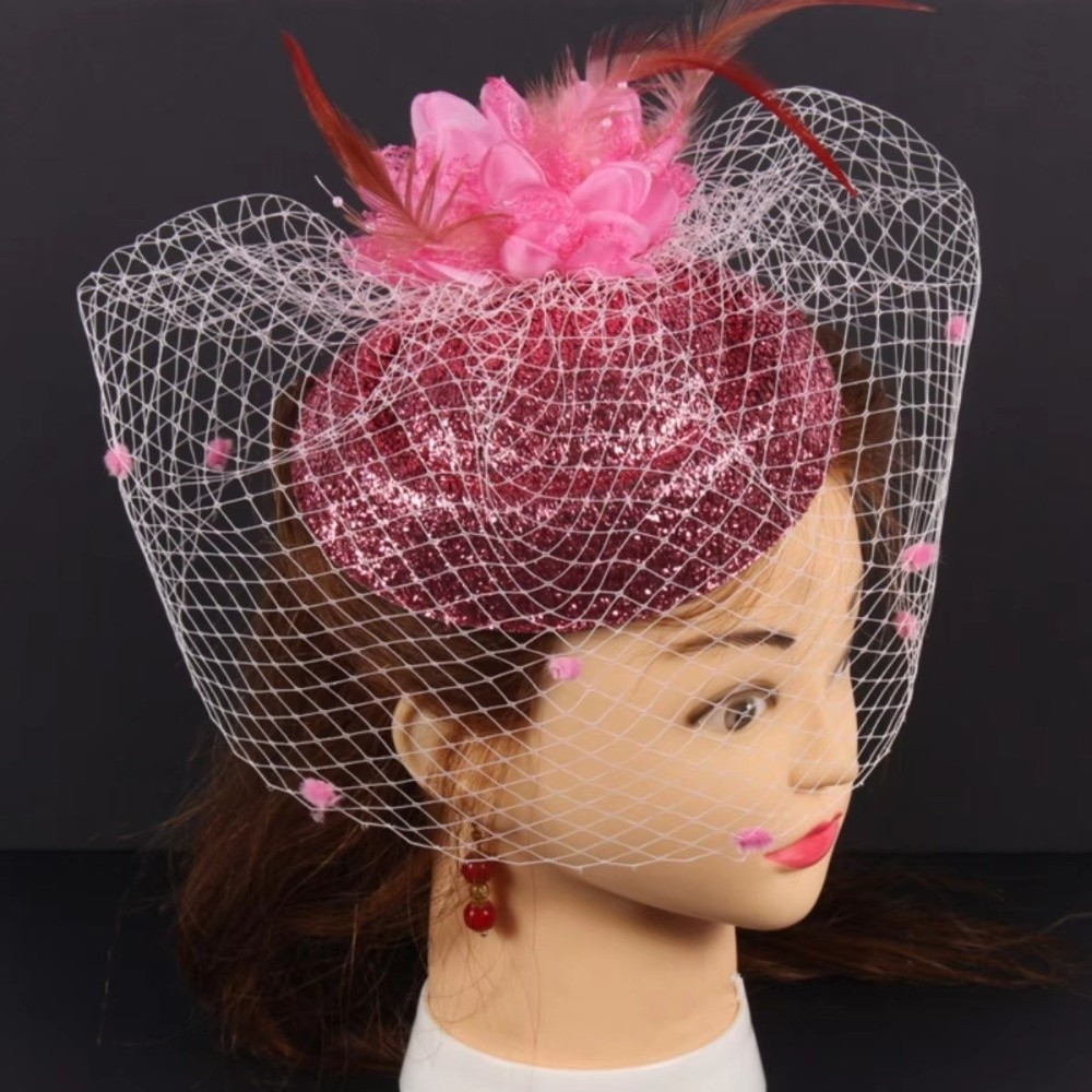 Topi Fascinator Warna Solid Vi - Vintage Fashion Hats ulasan dan harga