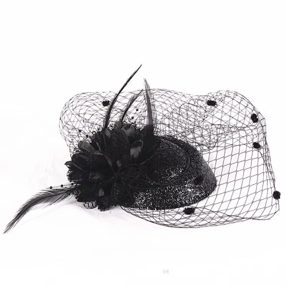 Topi Fascinator Warna Solid Vi - Vintage Fashion Hats ulasan dan harga