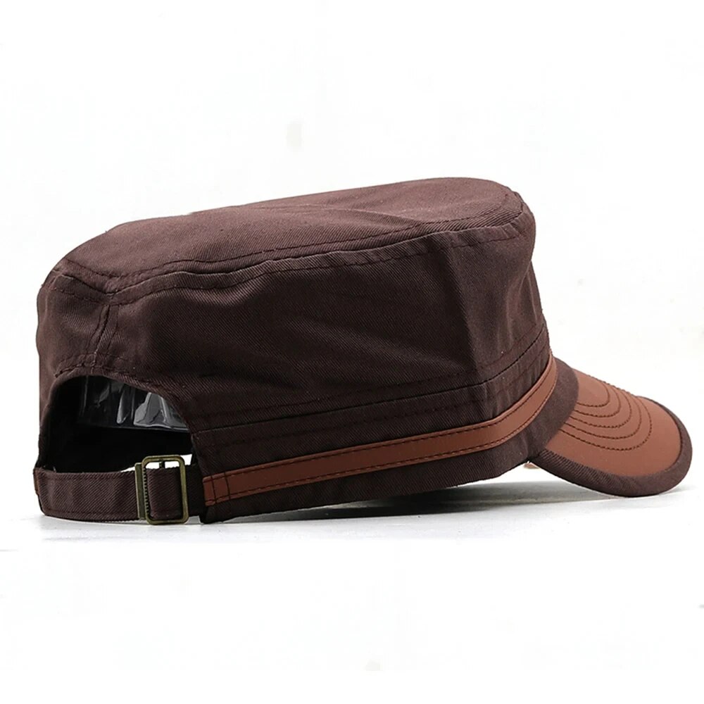 Topi Cadet kasual pria, topi b - Vintage Fashion Hats ulasan dan harga