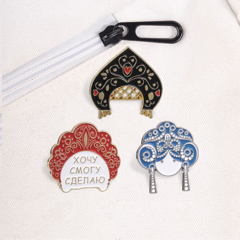 Set Pin Enamel Campuran Lucu M - Vintage Fashion Quotes ulasan dan harga