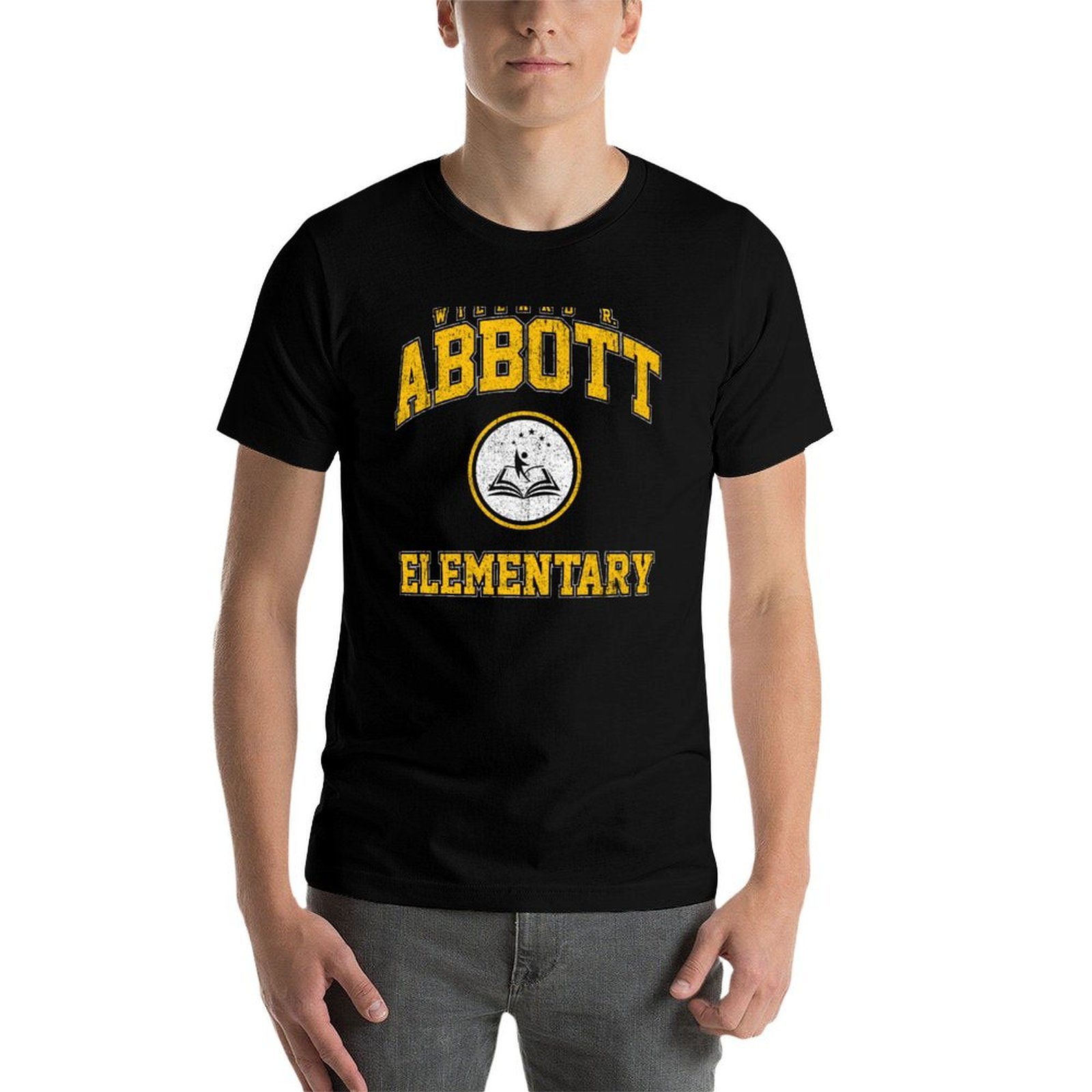 Kaos Abbott Elementary warna b - Vintage Fashion Archive ulasan dan harga