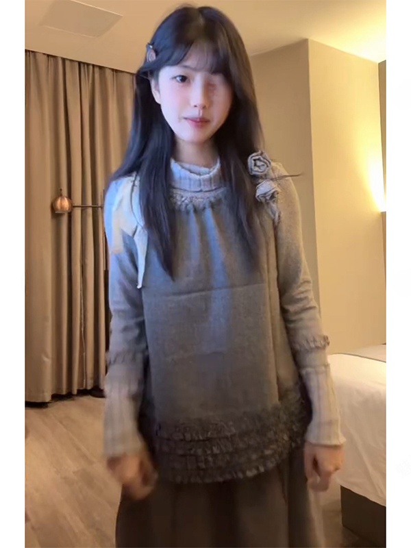 Set Tiga Potong Gaya Korea Art - Vintage Fashion Years ulasan dan harga