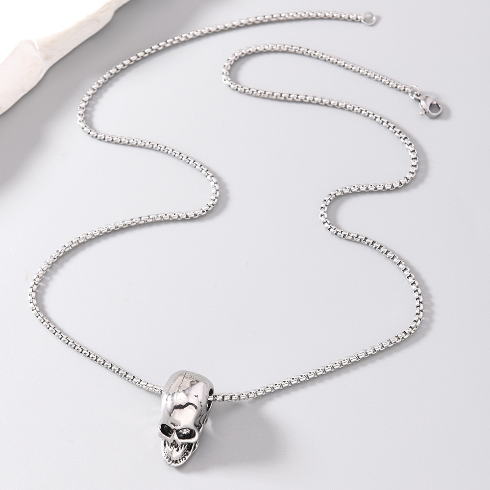 Kalung Tengkorak Paduan Vintag - Vintage Fashion Ideas ulasan dan harga
