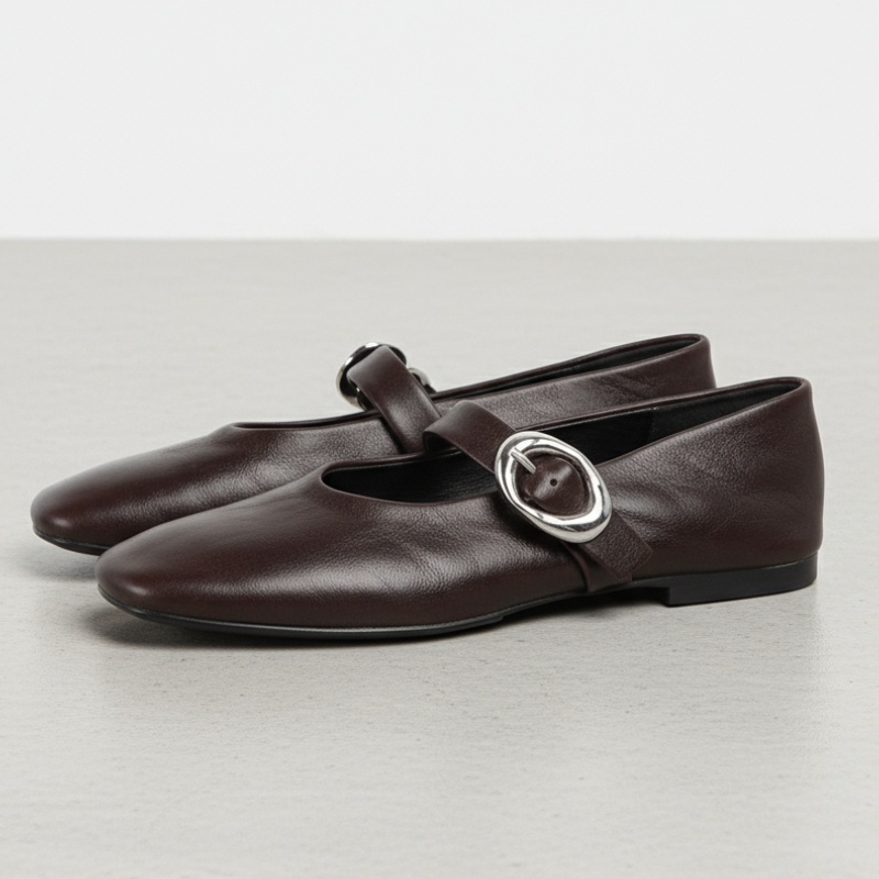 Sepatu Mary Jane Wanita Kulit  - Vintage Fashion Ladies ulasan dan harga