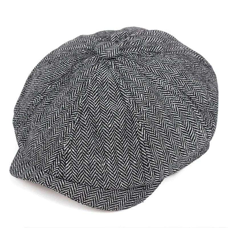 Topi Newsboy Oktagonal Katun P - Vintage Fashion Hats ulasan dan harga