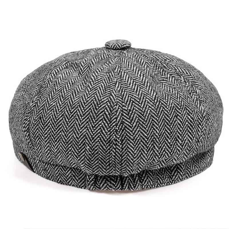 Topi Newsboy Oktagonal Katun P - Vintage Fashion Hats ulasan dan harga